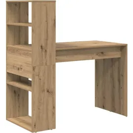 vidaXL Schreibtisch Artisan-Eiche 113 x 54 x 120 cm