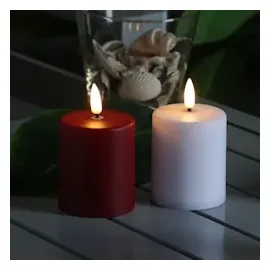 MARELIDA LED Mini Kerze 10 cm rot