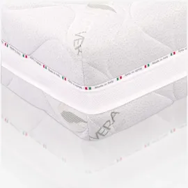 MiaSuite Matratze Memory 140x200 Höhe 21 cm, - Abziehbar, Bezug aus Aloe Vera, Atmungsaktiv Deluxe