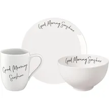 Villeroy & Boch Statement Frühstücks-Set 3-tlg. weiß