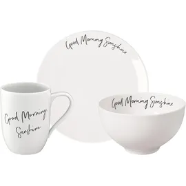 Villeroy & Boch Statement Frühstücks-Set 3-tlg. weiß