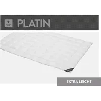 SPESSARTTRAUM Daunendecke Platin extra leicht Sommerdecke (Größe: 135x200 cm