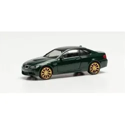 HERPA 033862-002 1:87 BMW M3 Coupe (E92), British Racing Green metallic, Felgen gold