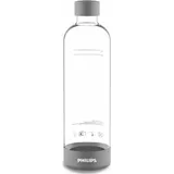 Philips GoZero - Wassersprudler-Flasche, 2 Stück, Fassungsvermögen 1 l, Kunststoff grau ADD911GR/10