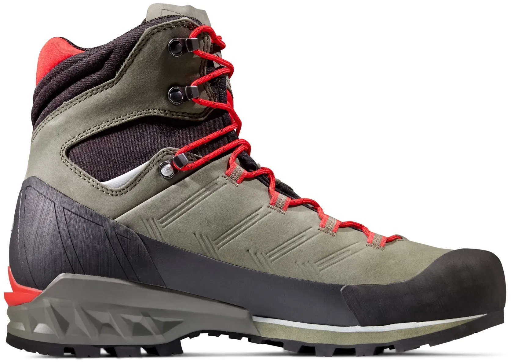 Mammut Wanderschuhe Kento Advanced High GTX (Bergstiefel bedingt steigeisenfest, wasserdicht) braun/rot Herren