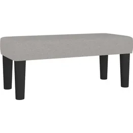 vidaXL Boxspringbett 100 x 200 cm Hellgrau