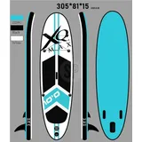 Stand Up Paddle Waikiki Paddelboard aufblasbar Stehpaddelbrett 305 x 81 x 15 cm