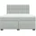 vidaXL Boxspringbett 180 x 200 cm Hellgrau
