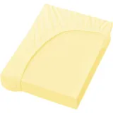 Bella Donna Jersey 120 x 200 - 130 x 220 cm hellgelb