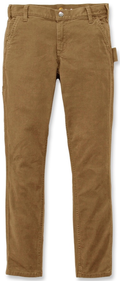 Carhartt Slim Fit Crawford Damen Hose, beige, Größe 46 47