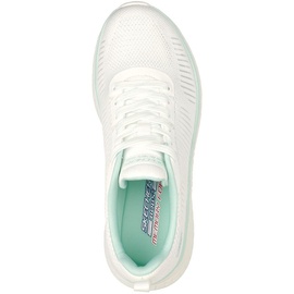 SKECHERS Bobs Squad Chaos PARALELL Lines Sneaker, weiß,