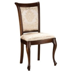 Casa Padrino Luxus Barock Esszimmer Stuhl Gold Muster / Dunkelbraun