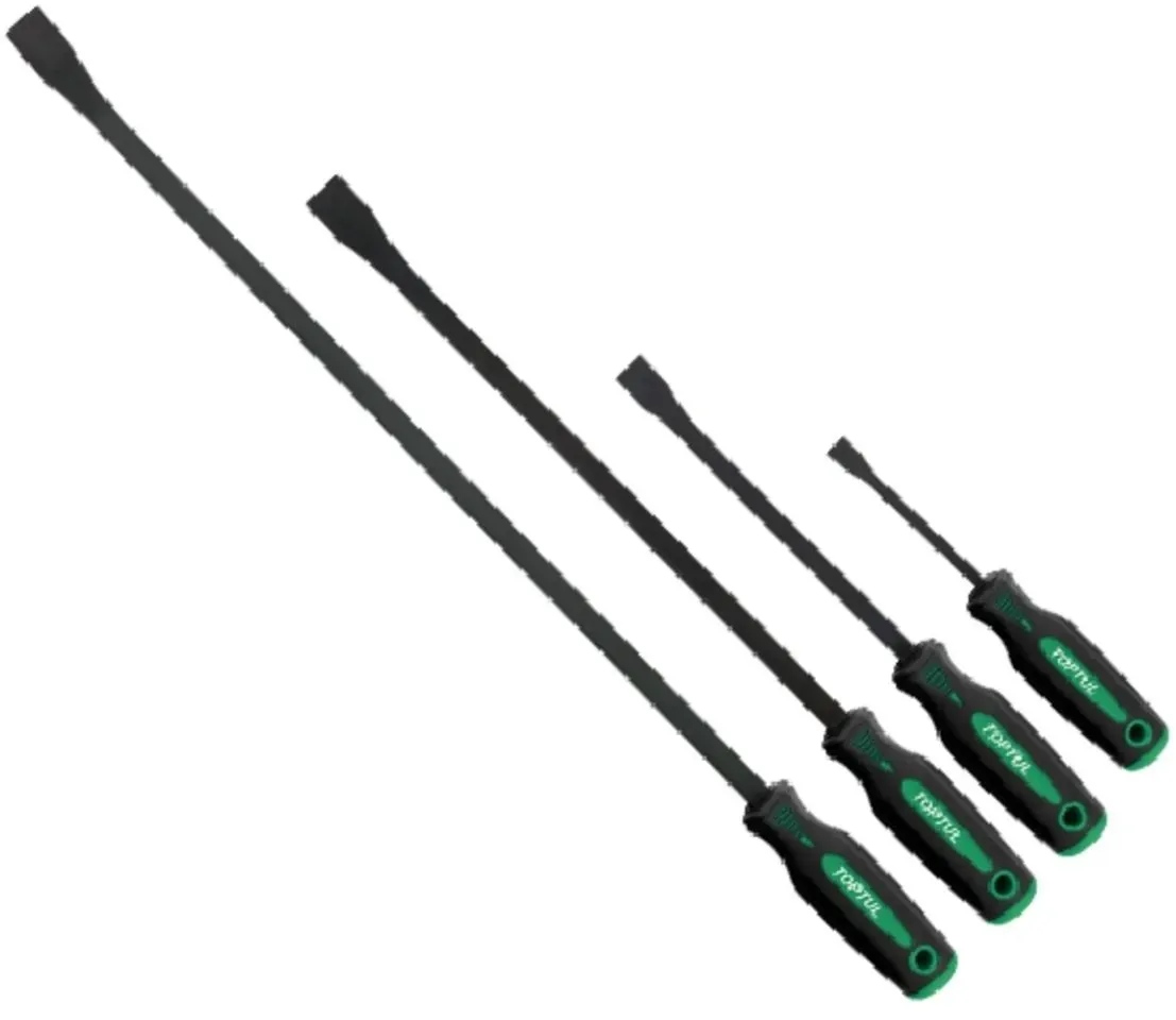 Jeu de pieds de biche TOPTUL 4 pièce 8 pouces, 12 pouces, 18 pouces, 24 pouces