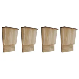 vidaXL Fledermaushäuser 4 Stk. 22 x 12 x 34 cm Holz