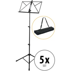 Kirstein Notenständer massiv, schwere Ausführung 5x Set