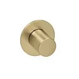 Herzbach Logic XL Fertigmontageset 21.958750.1.41 Brass Steel, für Absperr- und Umstell-Modul, d= 70mm