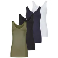 Only Tank Top Damen Baumwolle Stretch Slim Fit Onllive