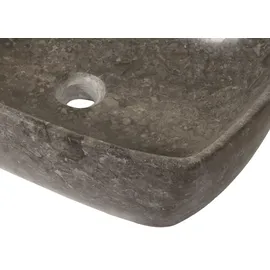 Mendler Marmor Aufsatzwaschbecken 15 x 51 x 36 cm