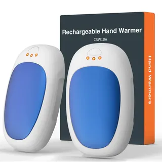 Handwärmer elektrisch, gabless Handwärmer wiederaufladbar 2er set, Taschenwärmer wiederverwendbar, Handwärmers Taschenwärmer tragbar, 3 Heizmodi Handwärmers Kinder, Geschenk für Männer, Frauen, Kinder