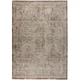 Kayoom Teppich KAYOOM "Amora 259", creme, B:80cm H:13mm L:150cm, Polyester, Teppiche, Teppich, Kurzflor, Vintage, Orient, Hoch Tief Struktur, Wohnzimmer