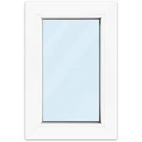 Fenster 40x60 cm, Kunststoff Profil aluplast IDEAL® 4000, Weiß, 400x600 mm, einteilig festverglast, 2-fach Verglasung, individuell konfigurieren
