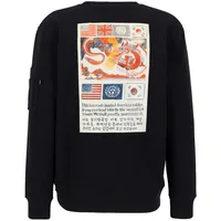 Alpha Industries Usn Blood Chit Sweatshirt - Black -