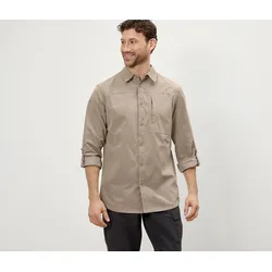 Tchibo - Outdoorhemd mit Moskito-Schutz - Herren - Gr. M - beige
