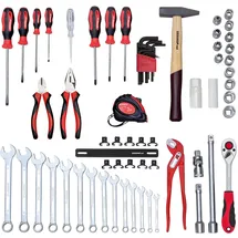 Gedore Werkzeugsatz SCHRAUBER 57-tlg. im Werkzeugkoffer rot