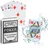 Relaxdays Pokerkarten aus Plastik,