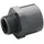 Plimat 20 mm PVC Klebe Fitting Übergangsnippel Pvc-u 20/25 mm x 1/2 Zoll Klebemuffe/klebestutzen X Außengewinde 10 Bar, Grau