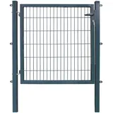 Arvotec Zauneinzeltür 120 x 120 cm Grau/Metall