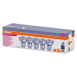 Osram LED-Reflektorlampen PAR16 50 36 ° 4,5 W GU10 kalt weiß 5 St.