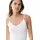MEY Noblesse Spaghetti Top Weiß XS