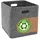 Dune Design Filz Aufbewahrungsbox 33 x 33 x 33 cm 1-tlg. Grau