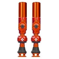 Muc Off Tubeless Valves Big Bore Hybrid 30 - orange