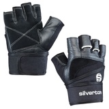 Silverton Herren Fitness-gewichtheberhandschuh Power Handschuhe, Schwarz, S