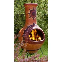 1a Direktimport Feuerstelle Wunderschöner, original mexikanischer Aztekenofen Terrassenofen - Hand, Das Original aus Mexiko - für viele Jahre Lagerfeueratmosphäre