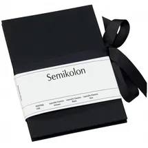 Semikolon Uni Leporello Fotoalbum senkrecht schwarz