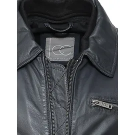 JCC Lederjacke navy M