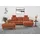 sit&more Ecksofa »Westham L-Form«, mit Recamiere, mit oder ohne Bettfunktion, Bettkasten, Füße Eiche orange