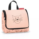 Reisenthel toiletbag S Kids Cats and Dogs Rose Ma?e: 18,5 x 16 x 7 cm/Volumen: 1,5 l