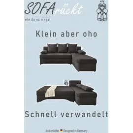 Jockenhöfer Ecksofa »L-Form, B: 191 cm« mit Bettfunktion & Bettkasten, Unser Dauertiefpreis, Topseller