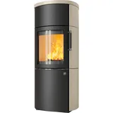 Kaminofen Hark 44-5.5 GT ECOplus RUA 8 kW - Ofenkacheln: creme - Korpus: graphit
