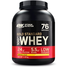 Optimum Nutrition Gold Standard 100% Whey Banana Cream Pulver 2270 g