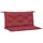 vidaXL Auflage für Hollywoodschaukel 100 x 50 x 7 cm weinrot