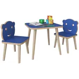 VCM 3-tlg. Sitzgruppe Kinderzimmer Kindermöbel Tisch Stuhl Kinder LiLuLa