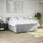 vidaXL Boxspringbett 180 x 200 cm Hellgrau