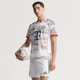 adidas Bayern München Auswärtstrikot 2025/26 Herren Weiß Gr. XXL
