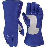 GYS Verstärkte Schweißerhandschuhe (T10), Blau, Gelb
