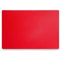 HENDI Schneidebrett 450 x 300 x 13 mm Kunststoff 1-tlg. Rot